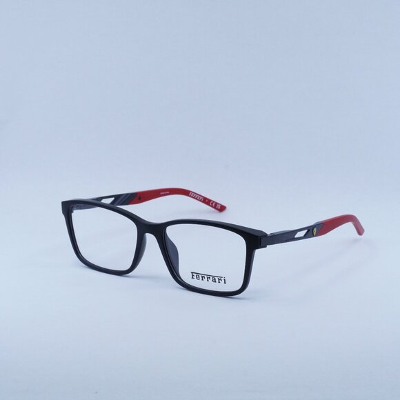 🕶️ New Ferrari Scuderia FZ8012U 504 Eyeglasses - Matte Black Frame - Picture 1 of 10